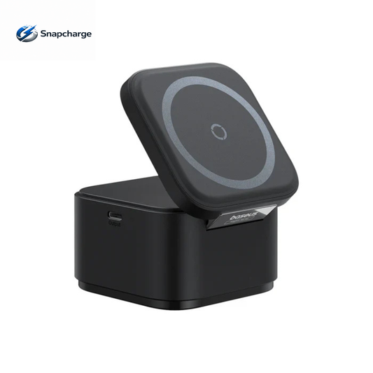 SNAPCHARGE MAGPRO 2-IN-1 MAGNETIC WIRELESS CHARGER 25W COSMIC BLACK